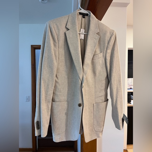 NWT Banana Republic linen suit jacket